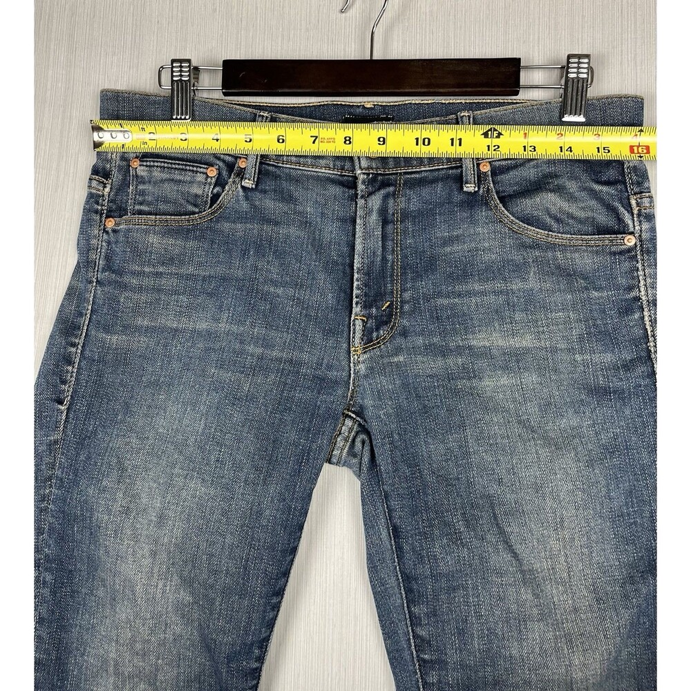 Mother Jeans Womens 27 Blue The Looker Skinny Mid Rise Stretch Dark Wash Denim - Picture 11 of 14